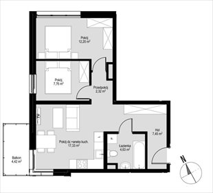 mieszkanie na sprzedaż 52m2 mieszkanie Kraków, Śródmieście, Józefa Łepkowskiego