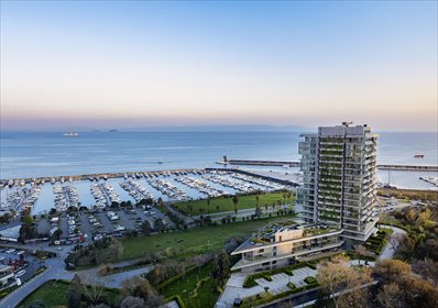 Ekskluzywne mieszkanie z widokiem na morze i marinę mieszkanie Ataköy 1. Kısım, Ataköy 1. Kısım, Bakırköy, Stambuł