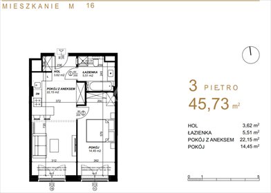 mieszkanie na sprzedaż Lublin Śródmieście Wieniawska 45,73 m2