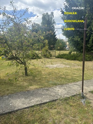 działka na sprzedaż 1030m2 działka Luboń