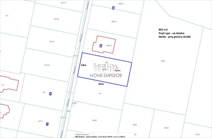 Zapraszam do obejrzenia działki 802 m² w Pęcicach działka Pęcice, Stawowa