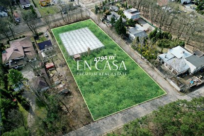 działka na sprzedaż 4794m2 działka Milanówek, Brwinowska