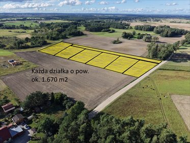 działka na sprzedaż 1670m2 działka Tczew, Boroszewo