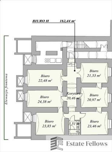 lokal użytkowy na wynajem 162m2 lokal użytkowy Kraków, Krupnicza