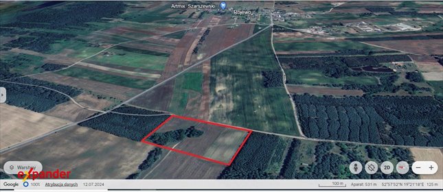 działka na sprzedaż 16100m2 działka Stary Kobrzyniec