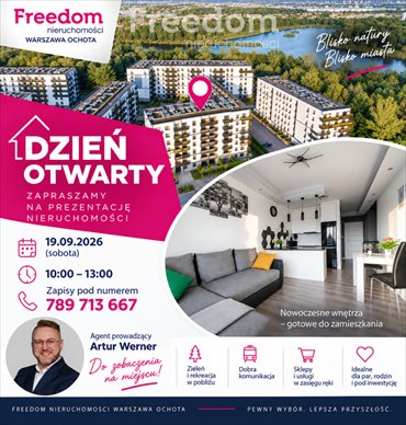 Nowoczesne 2-pokojowe mieszkanie 44,32 m² - gotowe do wprowadzenia mieszkanie Warszawa, Białołęka, Żerań, Starowiślna