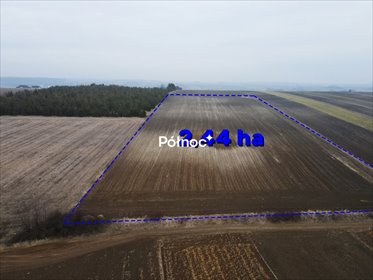 Działka inwestycyjna 2,44 ha z projektem budowlanym (6 domów) działka Imbramowice