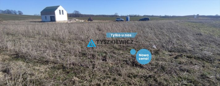 działka na sprzedaż 1125m2 działka Borzytuchom