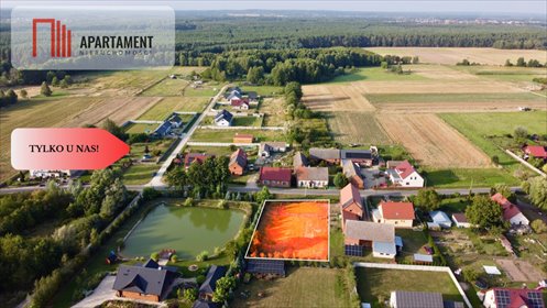 Działka budowlana 1372 m2 w Kaszowie z mediami i planem działka Kaszowo