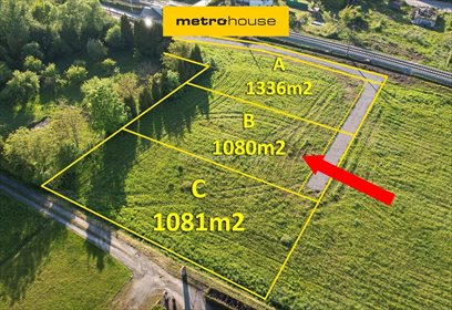 działka na sprzedaż 1080m2 działka Kozy, Krańcowa