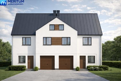 Nowoczesny bliźniak 171 m2 z dużą działką i garażem dom Nadarzyn