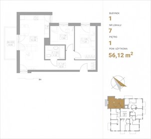 mieszkanie na sprzedaż 56m2 mieszkanie Rumia, Kosynierów