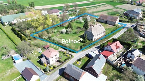 Duży dom z potencjałem na 5500 m2 działki - polecam dom Krzyżowa