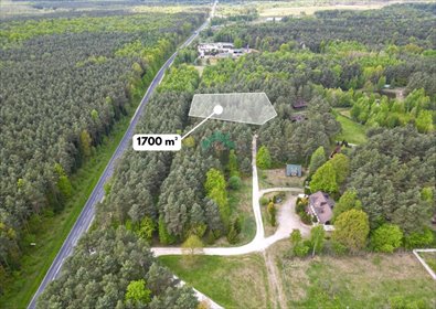 działka na sprzedaż 1700m2 działka Brzozowa, Gabrielów