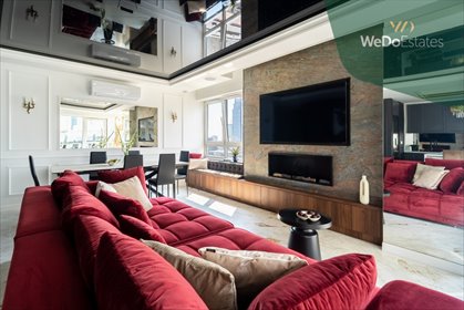 Luksusowy apartament 93 m² z panoramicznym widokiem - 2 balkony mieszkanie Warszawa, Wola, Grzybowska