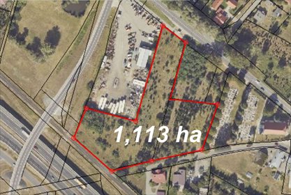 Działka inwestycyjna 1,11 ha z mediami i planem rozwoju. działka Gorzów Wielkopolski, Karnin, Łagodzińska