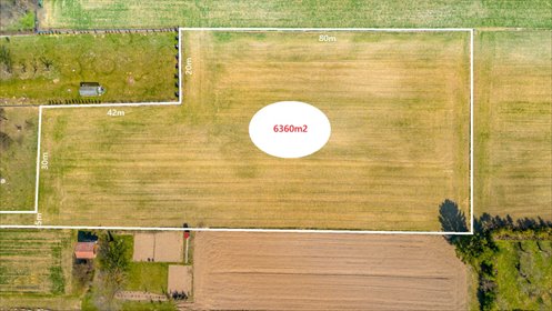Działka 6360 m² w Konopnicy, dostęp do mediów działka Konopnica