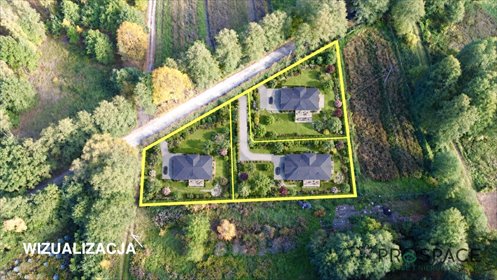 Polecam działkę 3200 m² z warunkami zabudowy na 3 domy działka Zielona Góra