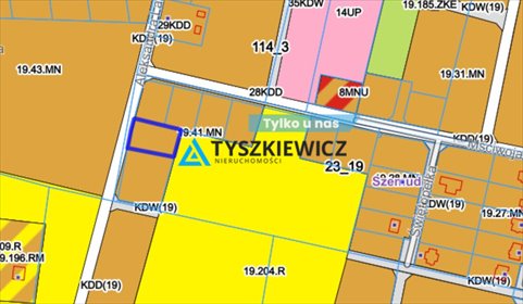 działka na sprzedaż 1174m2 działka Szemud, Mściwoja