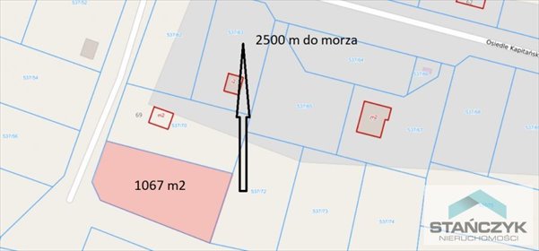 działka na sprzedaż 1067m2 działka Łukęcin