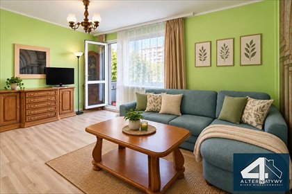 Przestronne 4-pokojowe mieszkanie z balkonem (73 m²) w Łodzi mieszkanie Łódź, Kmicica