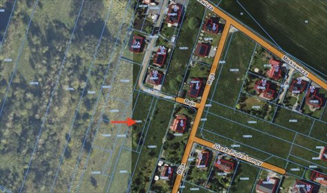 działka na sprzedaż 1000m2 działka Dobrzeń Wielki, Reja