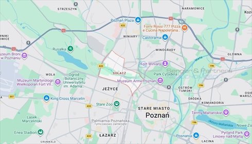Działka 820 m² w Poznaniu - Sołacz z planem zagospodarowania działka Poznań, Sołacz, Sołacz