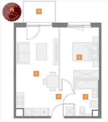 mieszkanie na sprzedaż 39m2 mieszkanie Warszawa, Mokotów, Dolny Mokotów, Gagarina