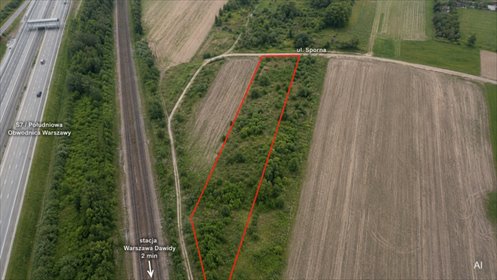 Ursynów - Najlepsze miejsce dla Twojej firmy. działka Warszawa, Ursynów, Sporna