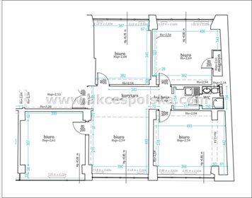 Nowoczesne biuro 120 m² z klimatyzacją i recepcją. lokal użytkowy Warszawa, Wola, Pańska