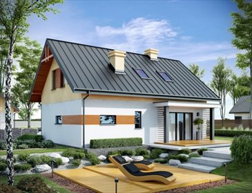 Nowoczesny dom 133,7 m² z garażem i dużą działką dom Czarna