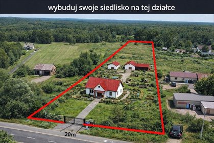 działka na sprzedaż 10480m2 działka Hutki