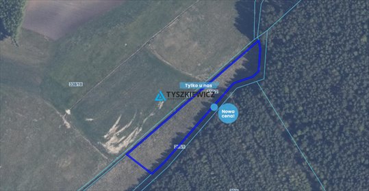 Działka 4241 m² w Osówku z lasem i potencjałem działka Osówek