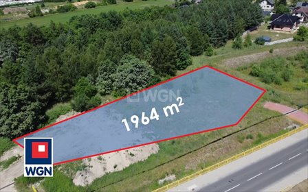 działka na sprzedaż 1964m2 działka Łojki, Długa