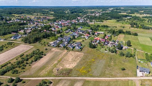 Działka w otulinie Puszczy Knyszyńskiej, 1171 m2, widok na rzekę działka Dąbrówki