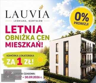 Polecam nowoczesne 2-pokojowe mieszkanie 46 m² w Namysłowie mieszkanie Namysłów, Bolesława Leśmiana