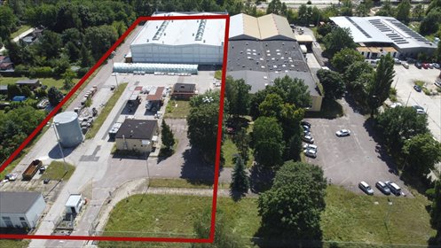 Hala produkcyjno-magazynowa 2593 m², pełne wyposażenie magazyn Łódź, Bałuty