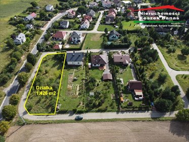 Sprzedam uzbrojoną działkę 1426 m² z warunkami zabudowy działka Pokrzywno