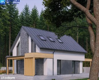 Nowoczesny dom 123m2 z garażem i tarasem w Osowcu dom Osowiec