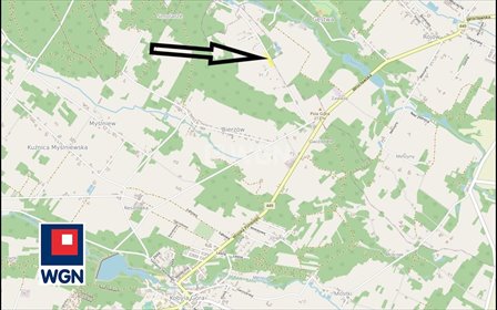 Działka budowlana 1035 m² w Kobyla Górze – blisko lasu i jeziora działka Kobyla Góra, Bierzów, Bierzów