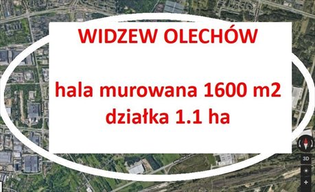 magazyn na sprzedaż 1600m2 magazyn Łódź, Widzew, Olechów