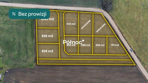 Działka z warunkami zabudowy w Starych Kupiskach, 656-1083 m² działka Stare Kupiski, Świerkowa