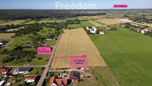 działka na sprzedaż 1200m2 działka Samborowo, Spółdzielcza