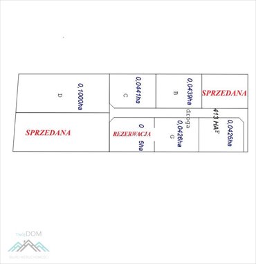 działka na sprzedaż 440m2 działka Wolbrom