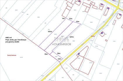 Działka 4487 m² w Dawidach - warunki zabudowy i media działka Dawidy, Długa