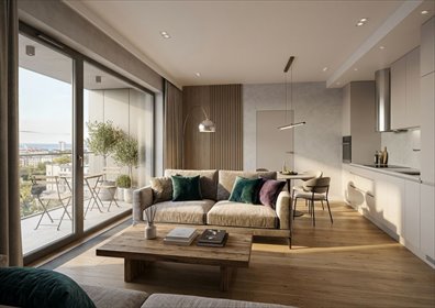 Polecam komfortowe 42 m² na wysokim piętrze z tarasem i strefą wellness mieszkanie Łódź, Śródmieście, Pomorska