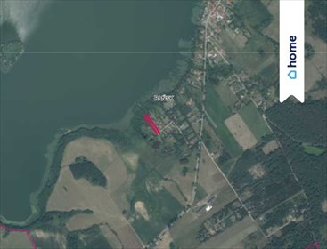 Działka 1653 m² z dostępem do jeziora Rańsk, media, pomost działka Rańsk