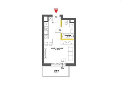 mieszkanie na sprzedaż 26m2 mieszkanie Warszawa, Praga-Południe, Kamionek, Chodakowska