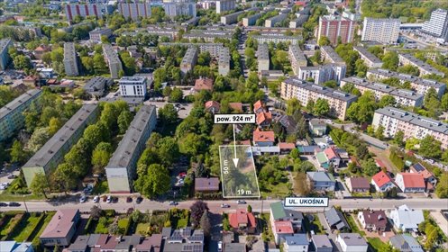 działka na sprzedaż 924m2 działka Białystok, Antoniuk, Ukośna