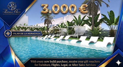 Nowoczesny bungalow z prywatnym ogrodem i basenem dom Torre De La Horadada, Torre De La Horadada